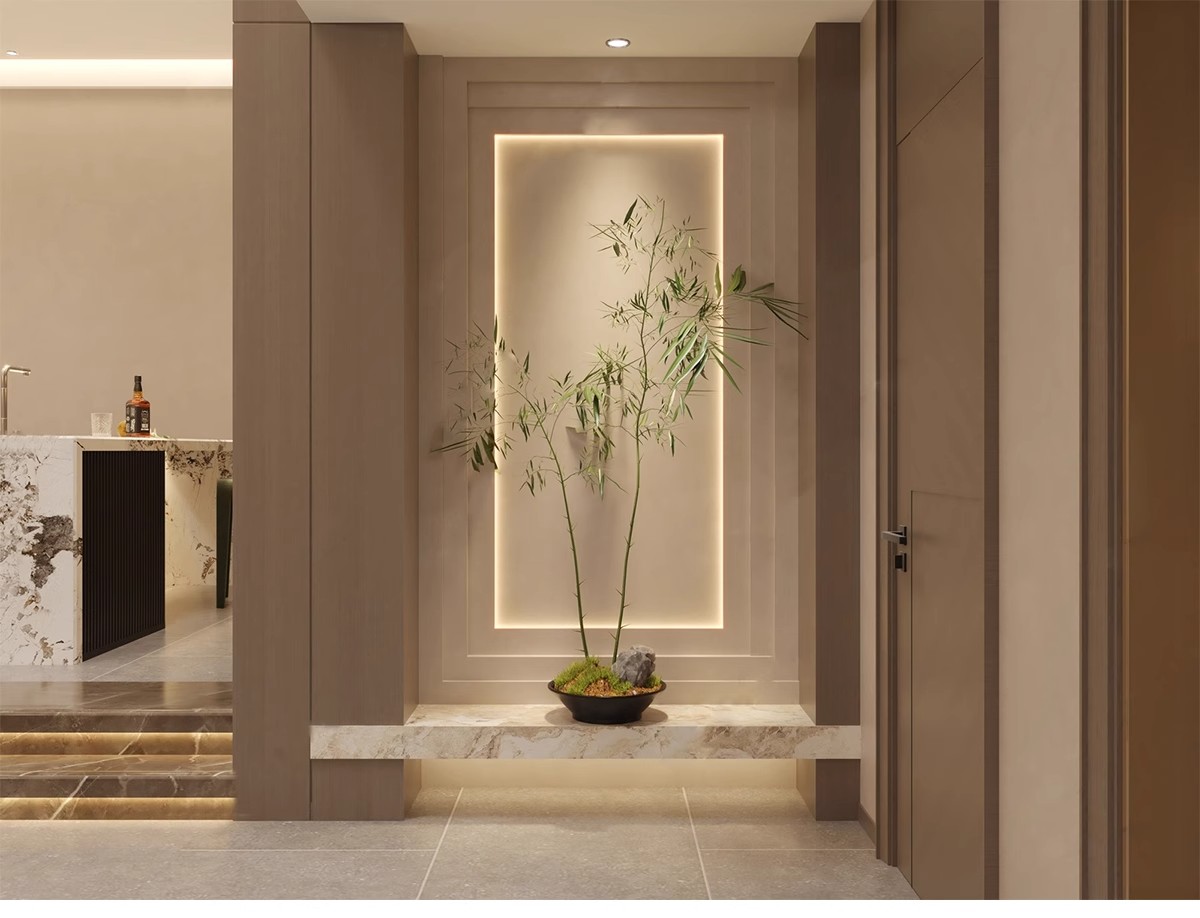 图片[16]-家装入户玄关屏风效果图玻璃隔断现代装饰装修设计家居室内参考图-大怪兽分享