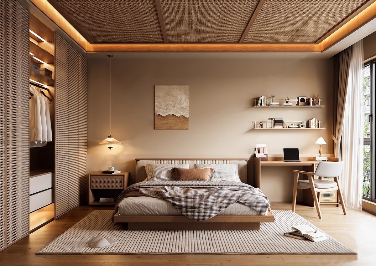 图片[18]-现代中古风家装家具客厅餐厅su模型复古风室内装饰工业风草图大师-大怪兽分享