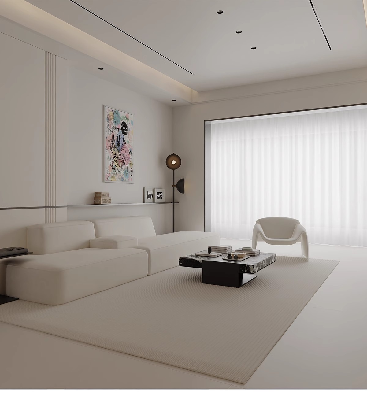 图片[16]-2025年现代简约风格效果参考图家装高清实景案例室内装修设计素材-大怪兽分享