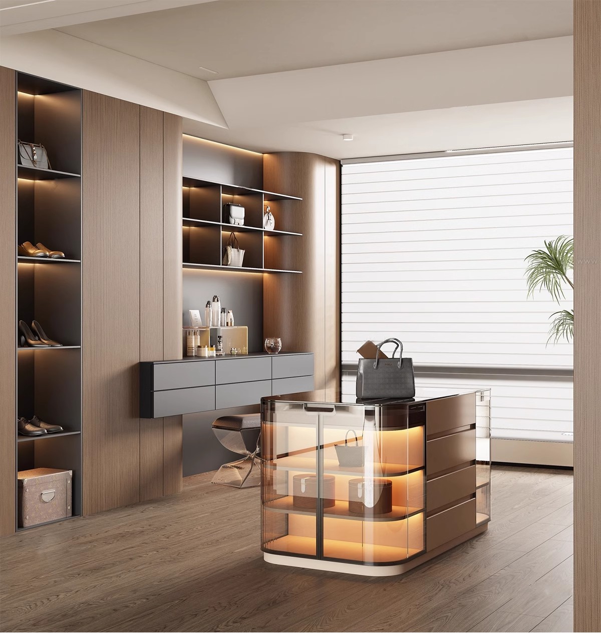 图片[17]-衣帽间草图大师SU模型sketchup室内设计卧室衣柜素材更衣室服装间-大怪兽分享