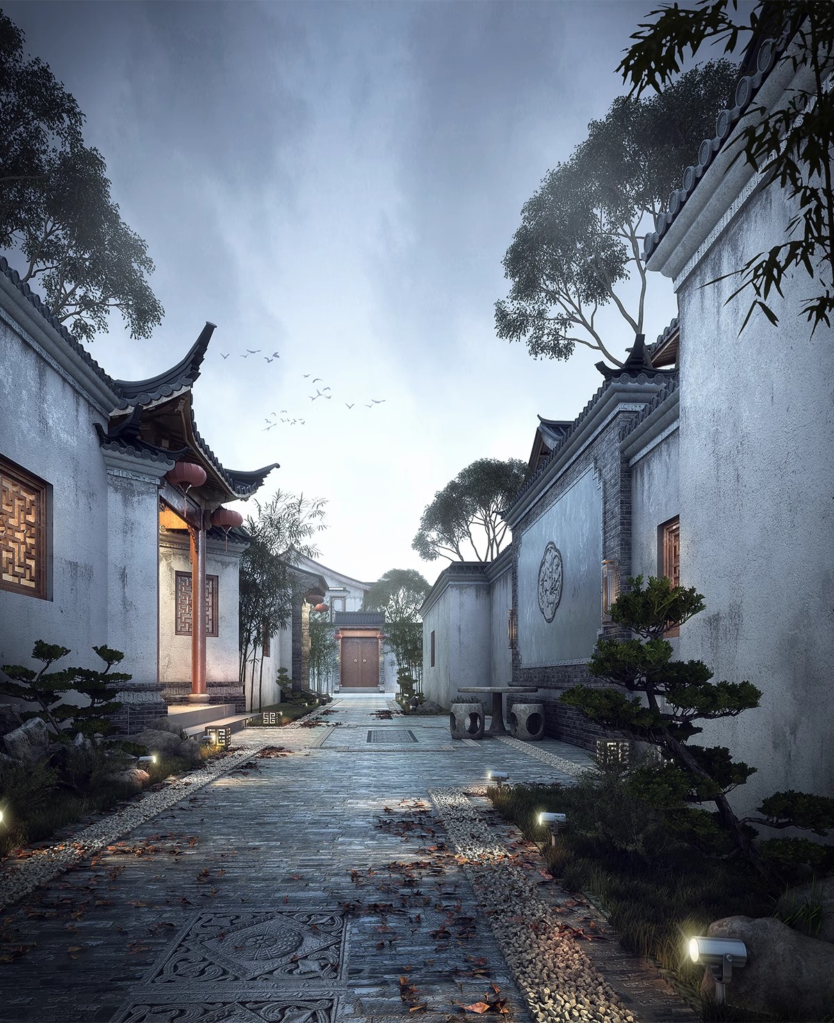 图片[17]-PS效果图民俗文化广场美丽乡村旅游 古村古镇景观园林psd分层素材-大怪兽分享