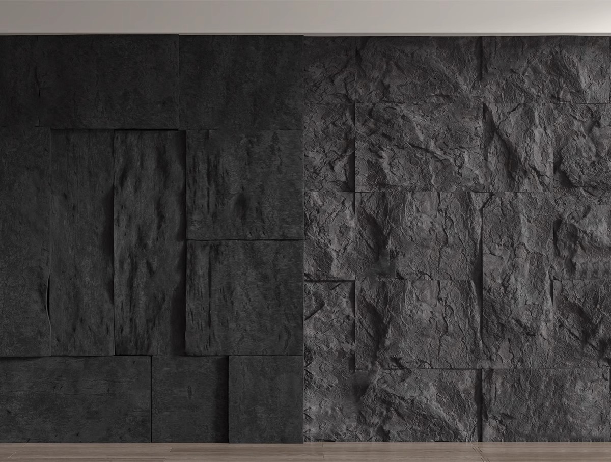 图片[18]-毛石墙面文化石熔积岩水泥石墙岩石浮雕背景墙草图大师单体SU模型-大怪兽分享