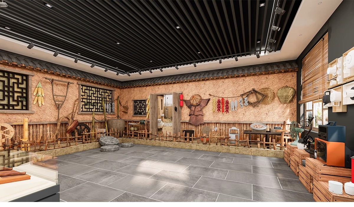 图片[18]-中式乡村民俗农业农耕文化农村特色展厅展馆博物馆SU模型草图大师-大怪兽分享