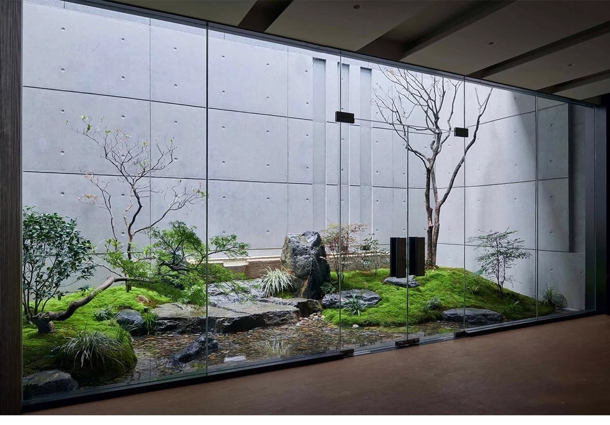 图片[18]-下沉式庭院私家花园别墅天井室内造景景观植物小品su模型草图大师-大怪兽分享