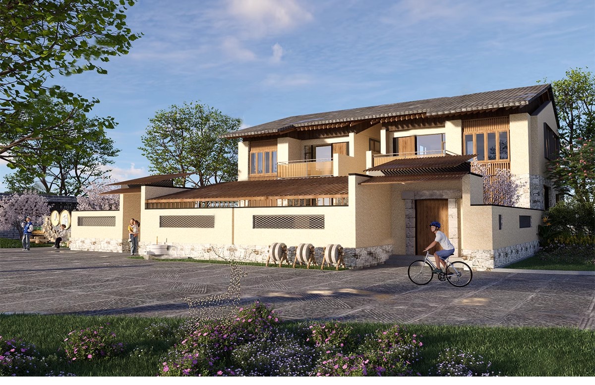 图片[18]-乡村住宅房屋建筑民居民房乡镇沿街楼房农村老房子改造su模型素材-大怪兽分享