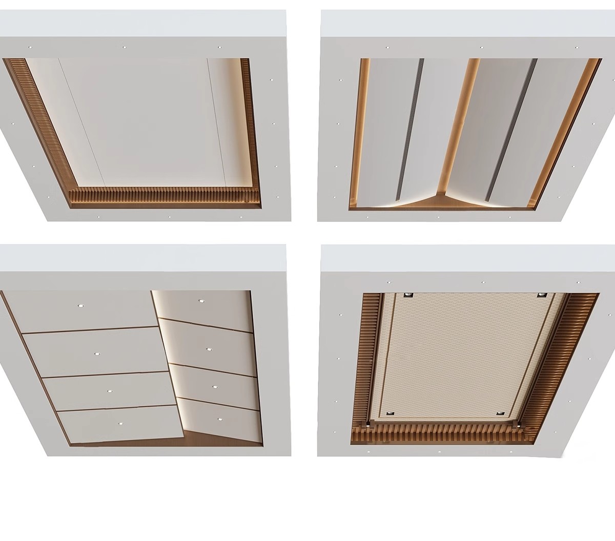 图片[18]-吊顶3D模型 天花顶棚装饰铝扣板风格集成石膏浴霸排气扇3DMAX素材-大怪兽分享