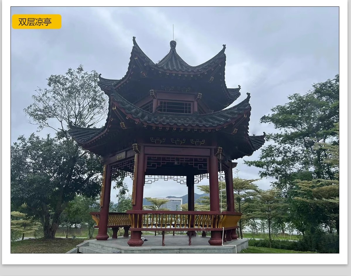图片[18]-仿古凉亭廊架连廊水榭中式古典园林古建平立面景观亭子CAD施工图-大怪兽分享