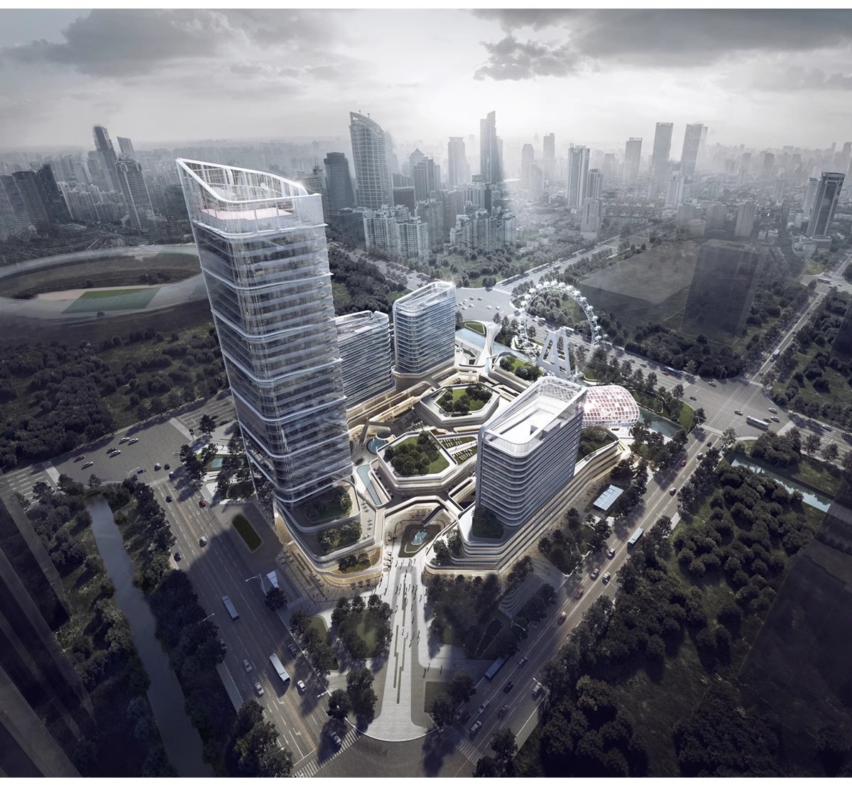 图片[18]-现代商业综合体商城商场购物中心步行街广场草图大师SU模型素材-大怪兽分享