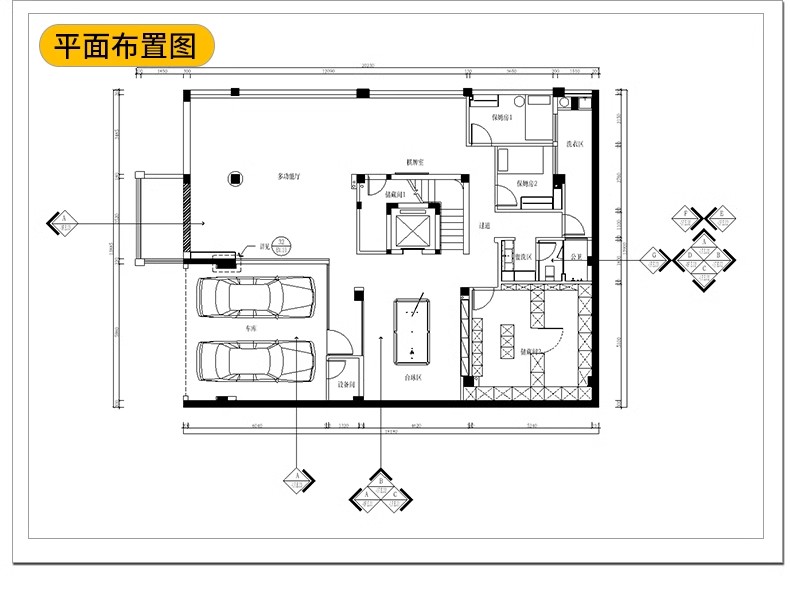 图片[17]-别墅样板间装修设计效果图纸室内软装方案实景CAD施工图配SU模型-大怪兽分享