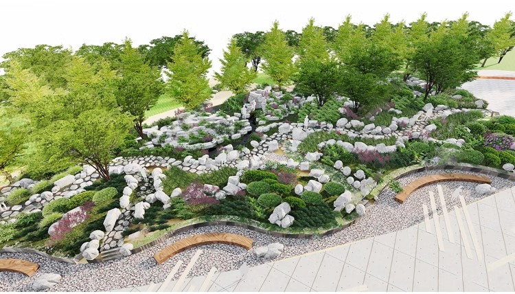 图片[43]-现代公园广场小游园园林节点景观树池座椅坐凳小品草图大师SU模型-大怪兽分享