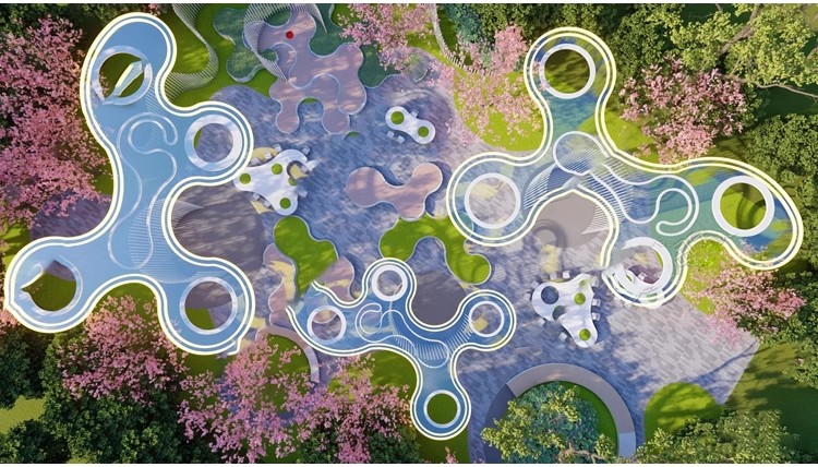 图片[44]-现代公园广场小游园园林节点景观树池座椅坐凳小品草图大师SU模型-大怪兽分享