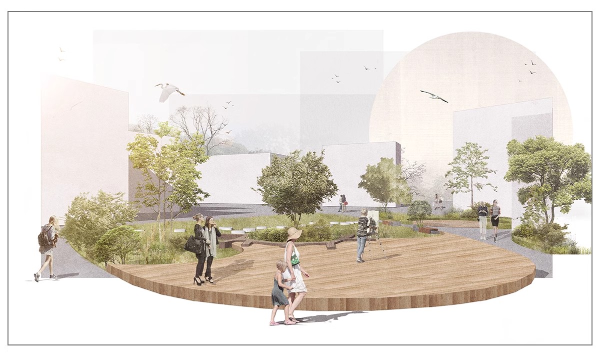 图片[18]-竞赛拼贴风高级灰景观园林建筑公园广场PS效果图素材PSD分层源件-大怪兽分享