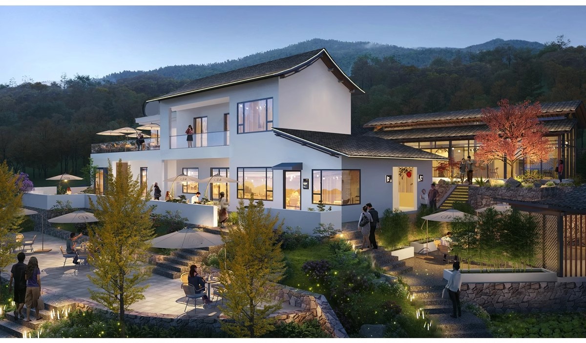 图片[19]-农村村庄落老房改造新中式景区民宿度假村美丽乡村SU模型草图大师-大怪兽分享