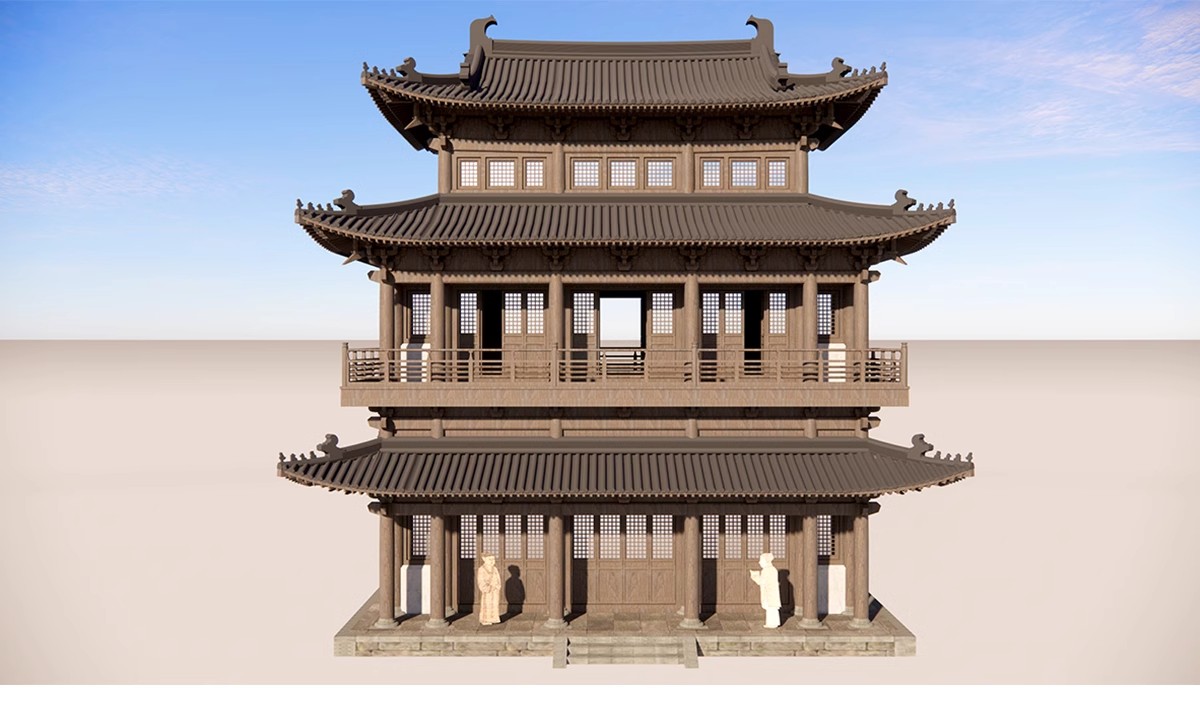 图片[18]-草图大师古建su模型 中式古建筑sketchup亭子城墙牌楼设计素材库-大怪兽分享