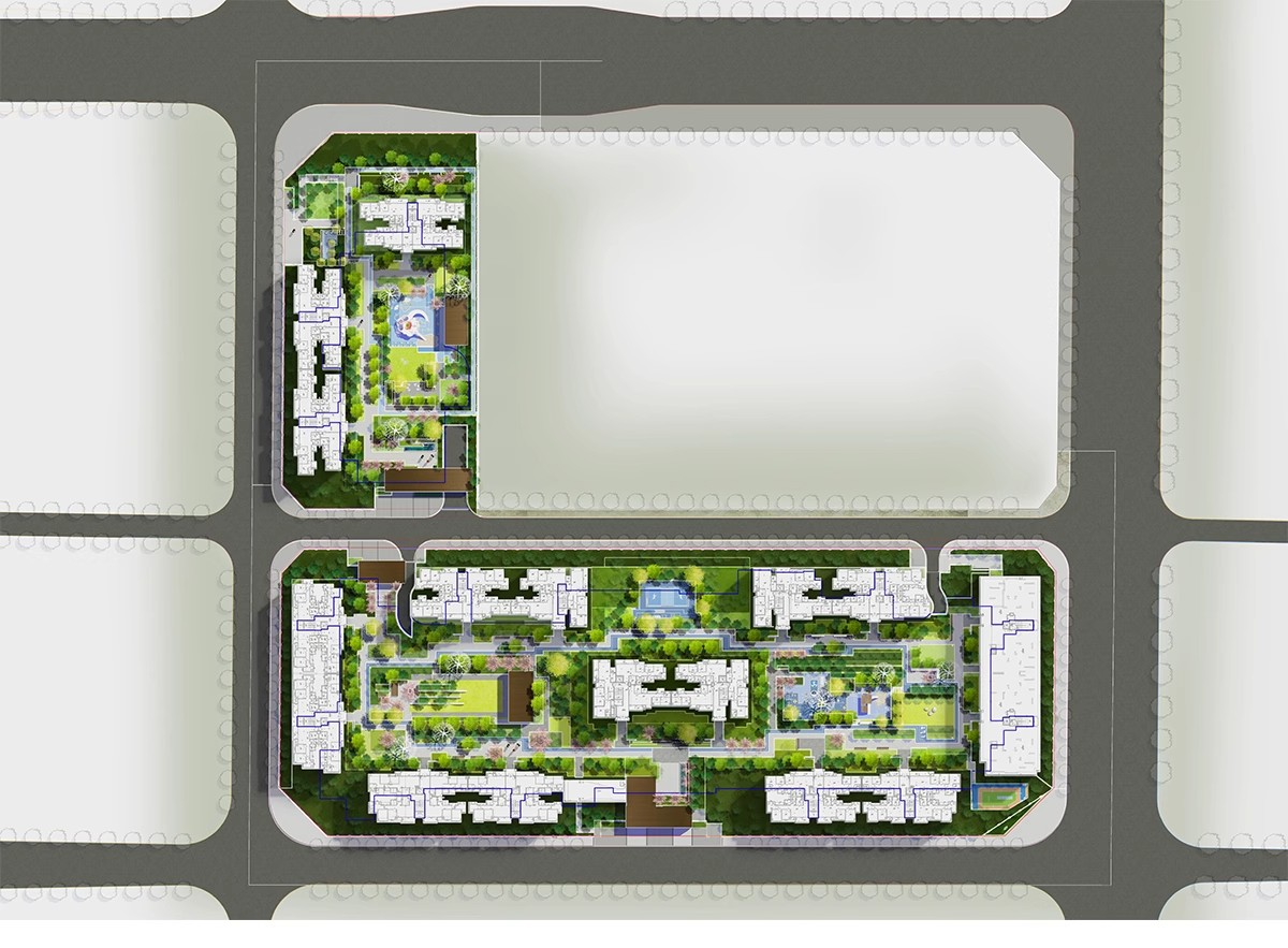 图片[23]-居住小区规划PSD总平面图设计素材 住宅园林景观PS彩色平面效果图-大怪兽分享