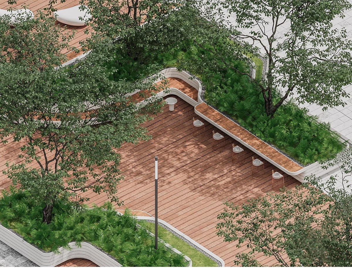 图片[19]-园林异形树桌户外吧台现代公园景观树池创意休闲座椅卡座SU模型-大怪兽分享