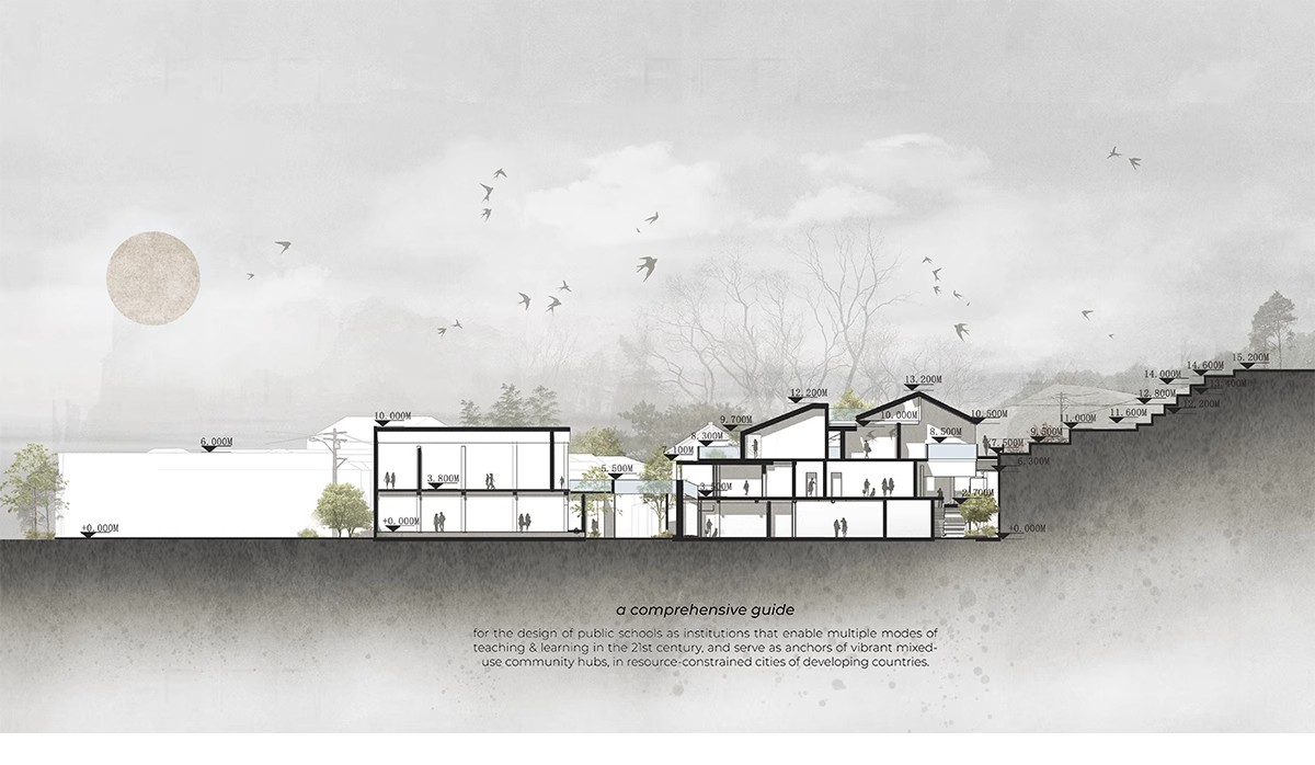 图片[19]-PSD灰色调立面图剖面竞赛风建筑规划景观园林环艺设计素材ps分层-大怪兽分享