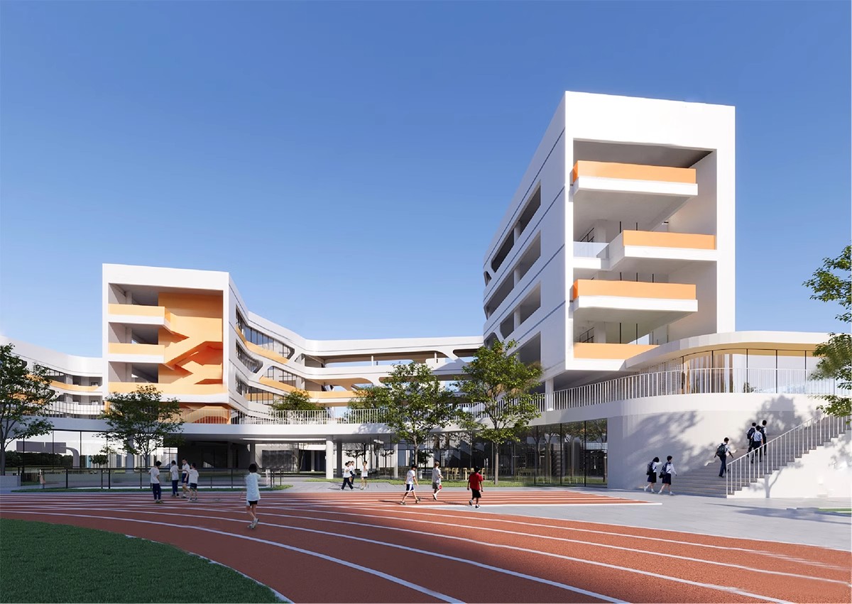 图片[19]-学校建筑大学实验中学小学SU模型校园景观室外教学楼草图大师素材-大怪兽分享