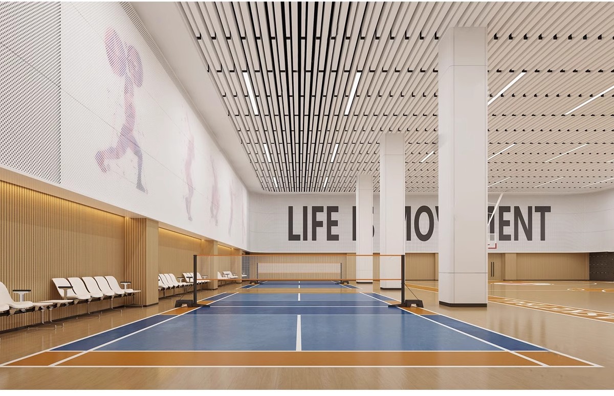 图片[19]-学校体育馆SU模型 室内运动场篮球馆网球游泳馆CAD施工图草图大师-大怪兽分享