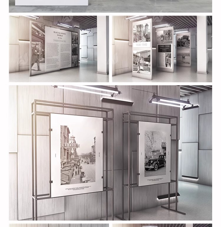 图片[5]-博物馆展厅室内广告牌海报招贴效果展示图VI贴图样机PSD 素材模板-大怪兽分享