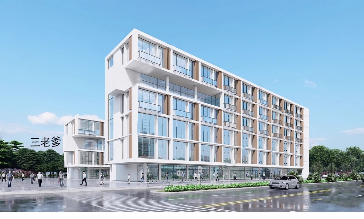 图片[19]-宿舍楼SU模型现代工厂区学校学生寝室职工公寓楼住宅建筑草图大师-大怪兽分享