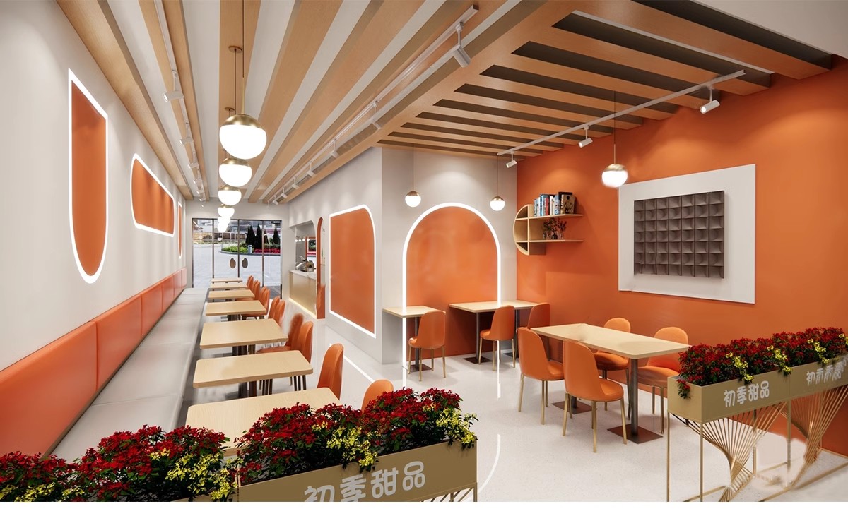 图片[19]-INS网红风LOFT工业风格咖啡厅奶茶店水吧草图大师SU模型CAD施工图-大怪兽分享