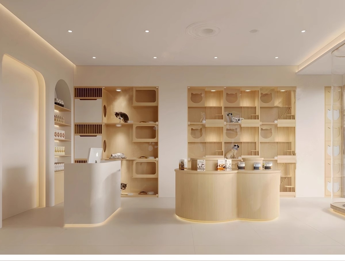 图片[18]-现代北欧宠物店SU模型猫舍狗屋宠物商店生活馆CAD施工图草图大师-大怪兽分享