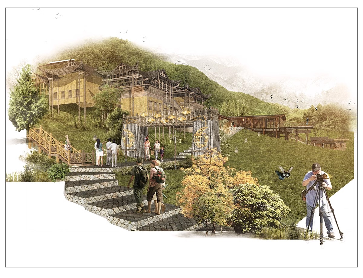 图片[19]-竞赛拼贴风高级灰景观园林建筑公园广场PS效果图素材PSD分层源件-大怪兽分享