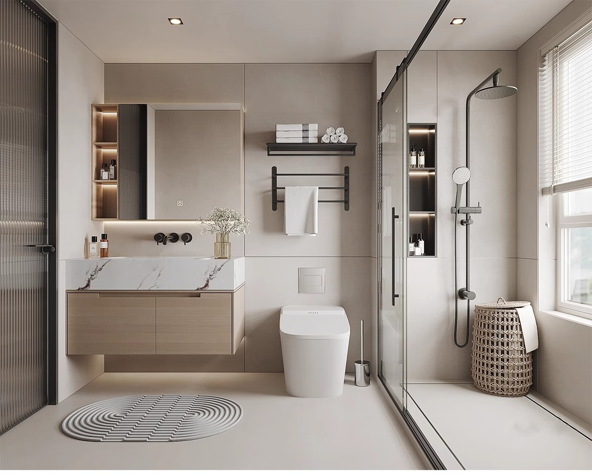 图片[19]-浴室卫生间卫浴SU模型库家装草图大师马桶洗手盆浴缸淋浴sketchup-大怪兽分享