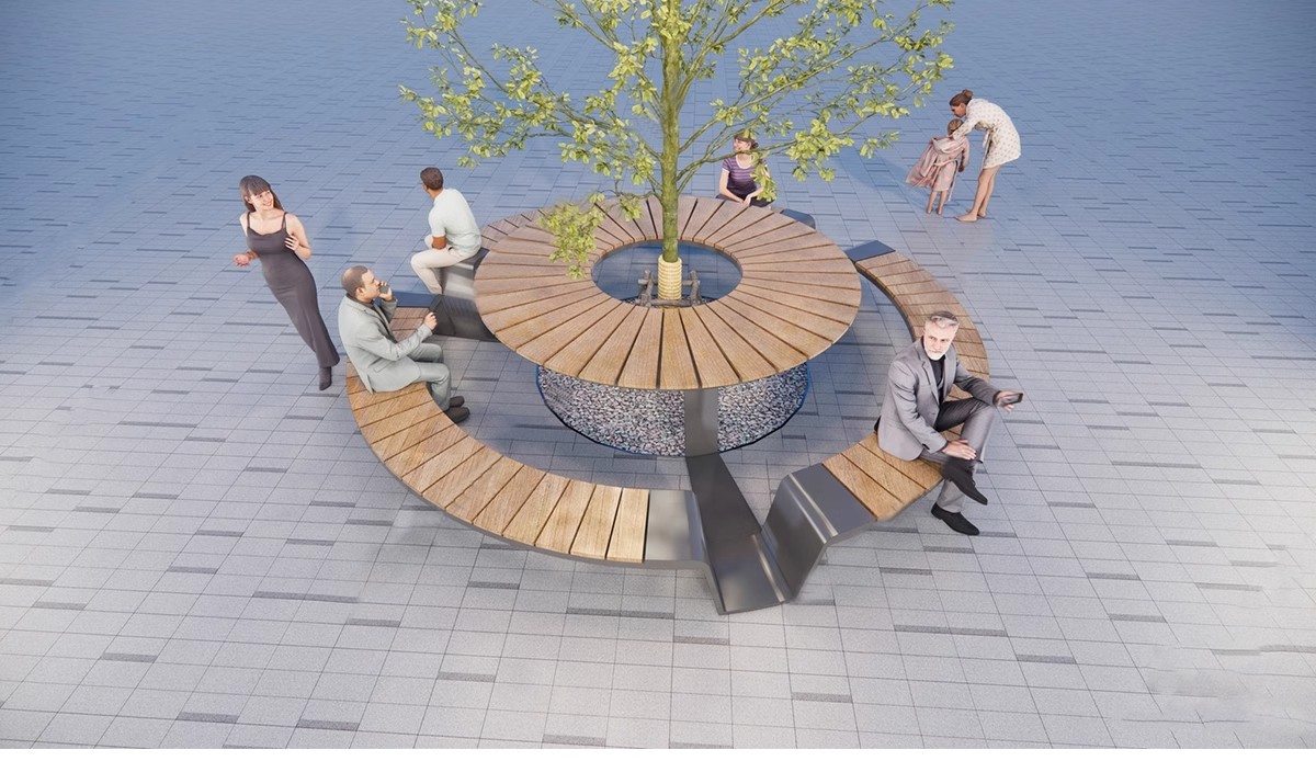 图片[20]-园林异形树桌户外吧台现代公园景观树池创意休闲座椅卡座SU模型-大怪兽分享