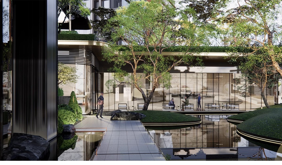 图片[20]-下沉式庭院私家花园别墅天井室内造景景观植物小品su模型草图大师-大怪兽分享