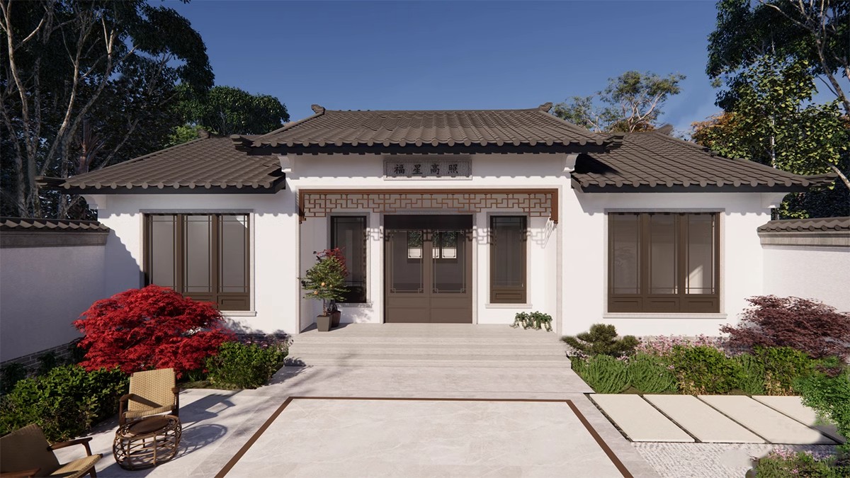 图片[20]-乡村住宅房屋建筑民居民房乡镇沿街楼房农村老房子改造su模型素材-大怪兽分享