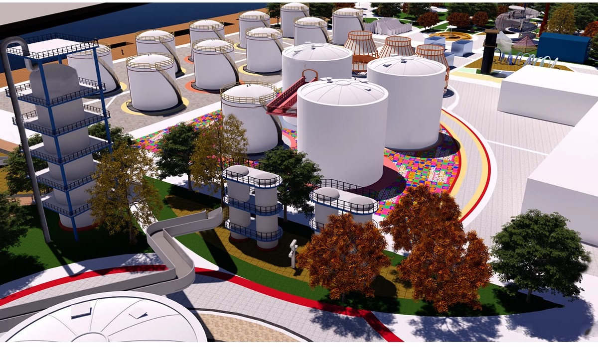 图片[20]-仓库工厂旧厂房改造LOFT公园办公楼创意园区cad工业风遗址su模型-大怪兽分享