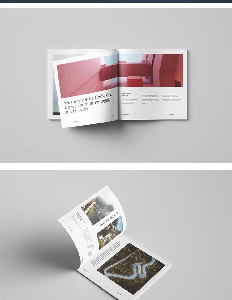 图片[3]-13款正方形画册杂志封面内页效果展示智能样机PSD设计素材模板-大怪兽分享