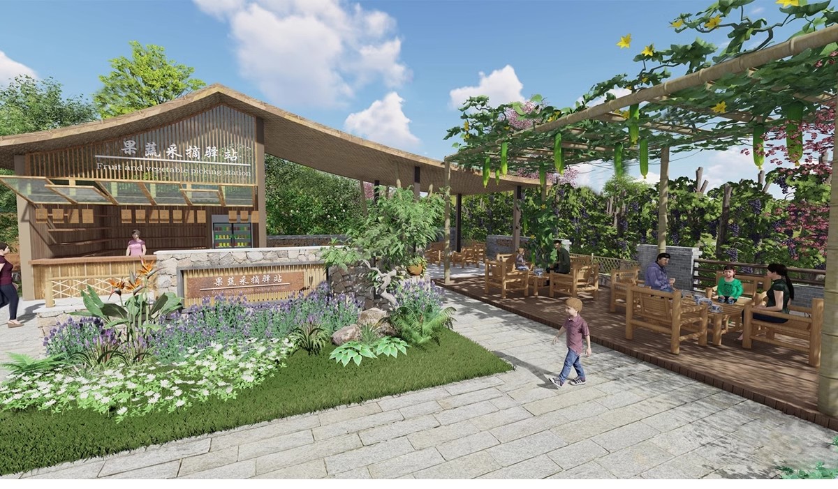 图片[20]-农村乡村田园庭院子蔬菜种植园农家乐菜地菜园栅栏草图大师SU模型-大怪兽分享