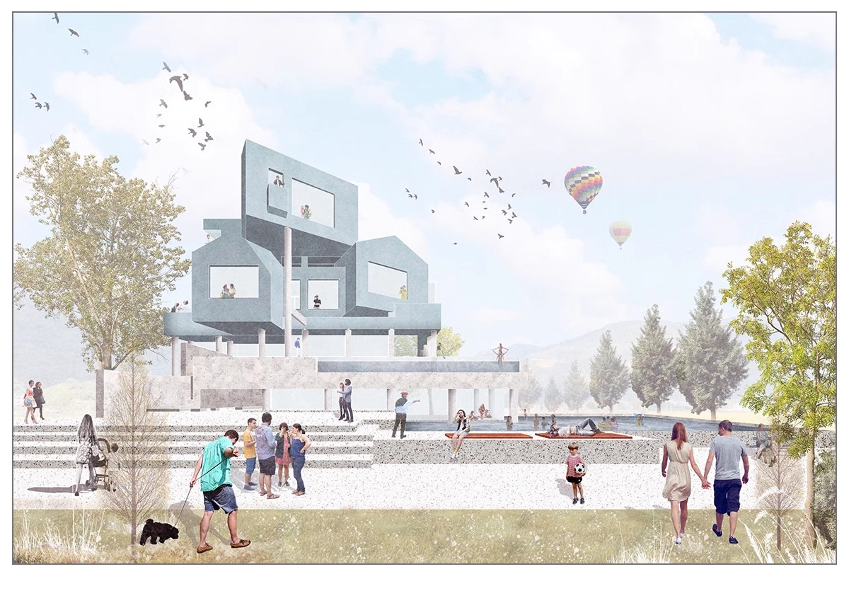 图片[20]-竞赛拼贴风高级灰景观园林建筑公园广场PS效果图素材PSD分层源件-大怪兽分享