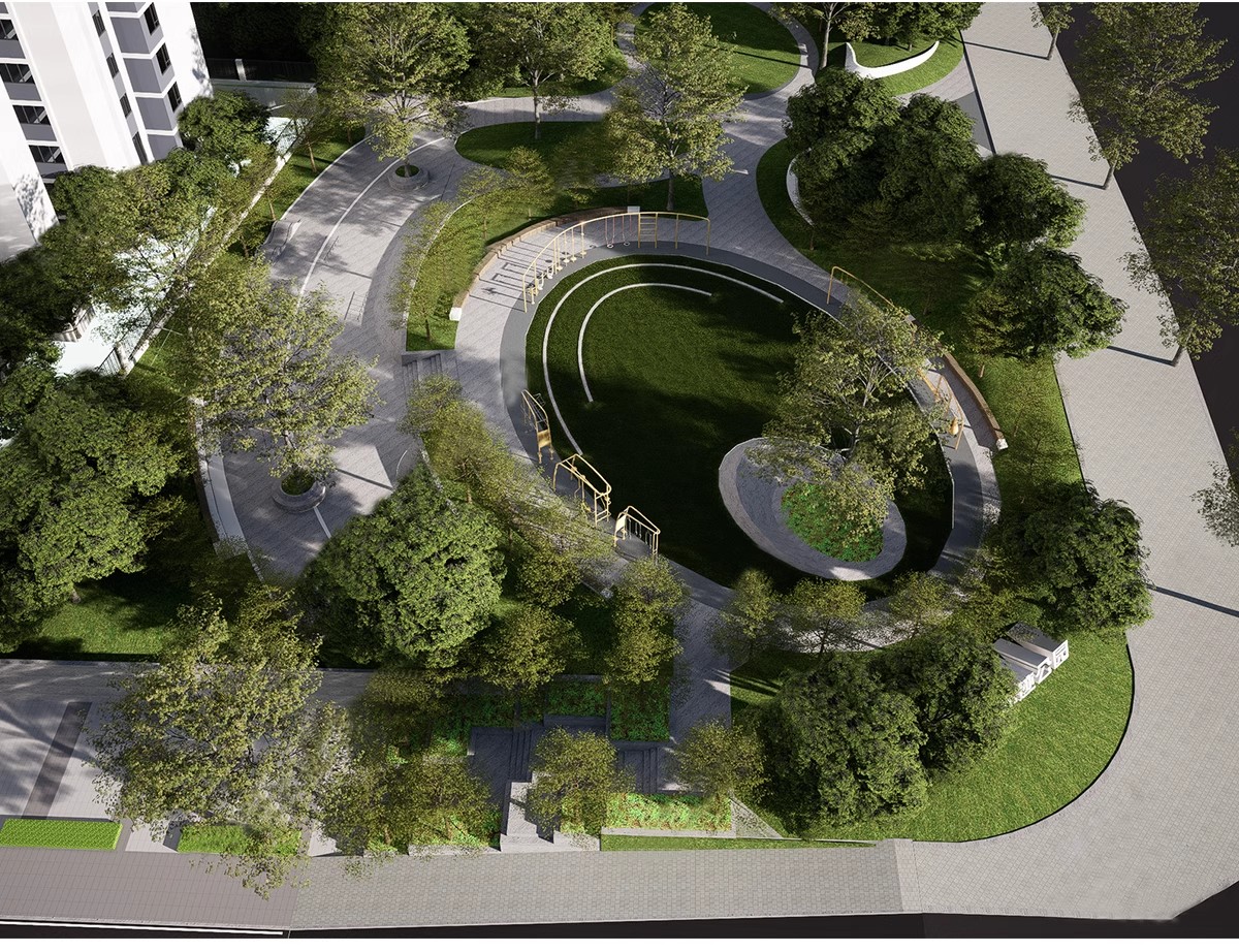 图片[20]-现代公园广场小游园园林节点景观树池座椅坐凳小品草图大师SU模型-大怪兽分享