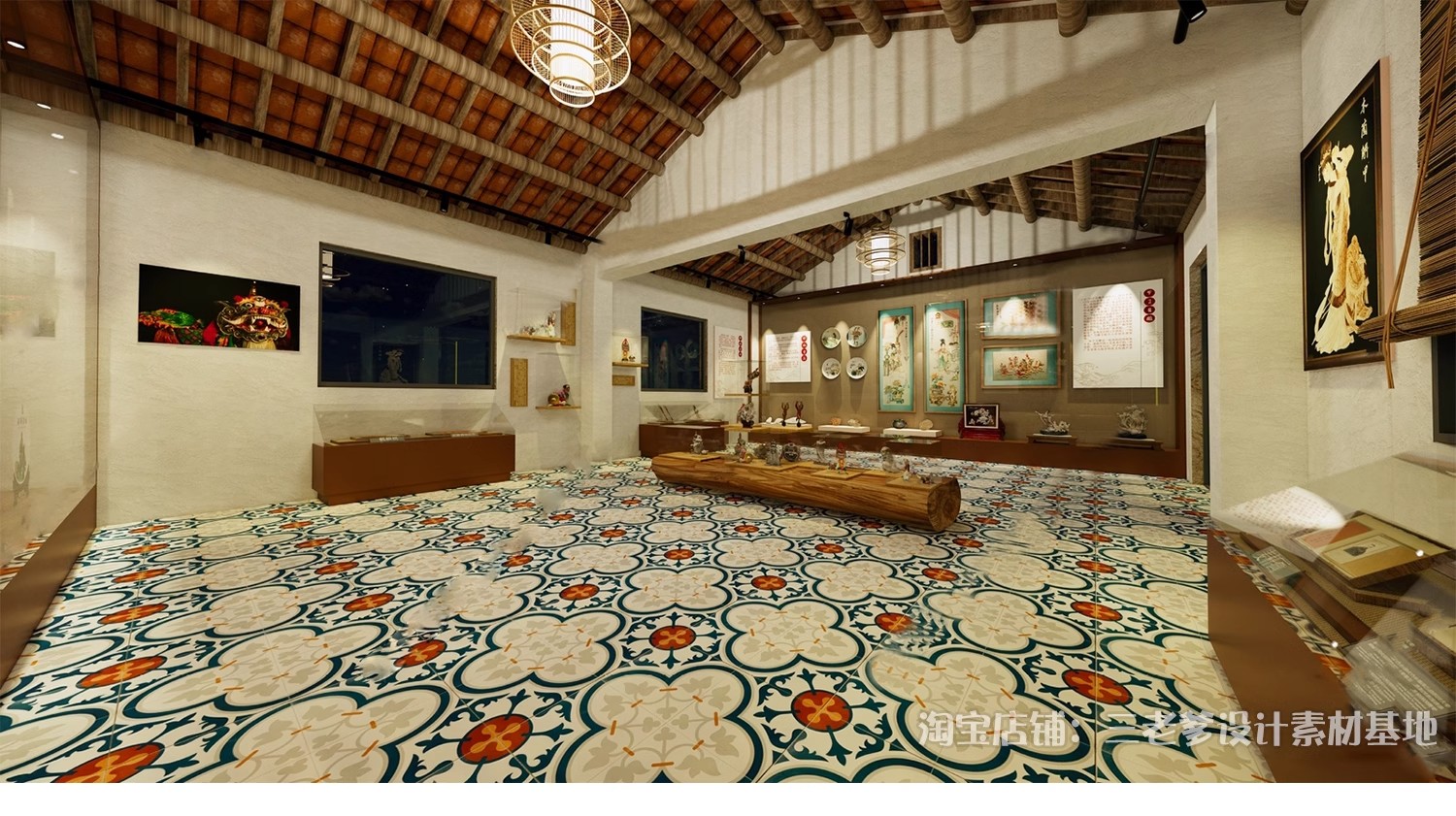 图片[21]-布艺刺绣皮影戏剧非遗文化展厅博物馆中式传统民俗展览馆su模型-大怪兽分享