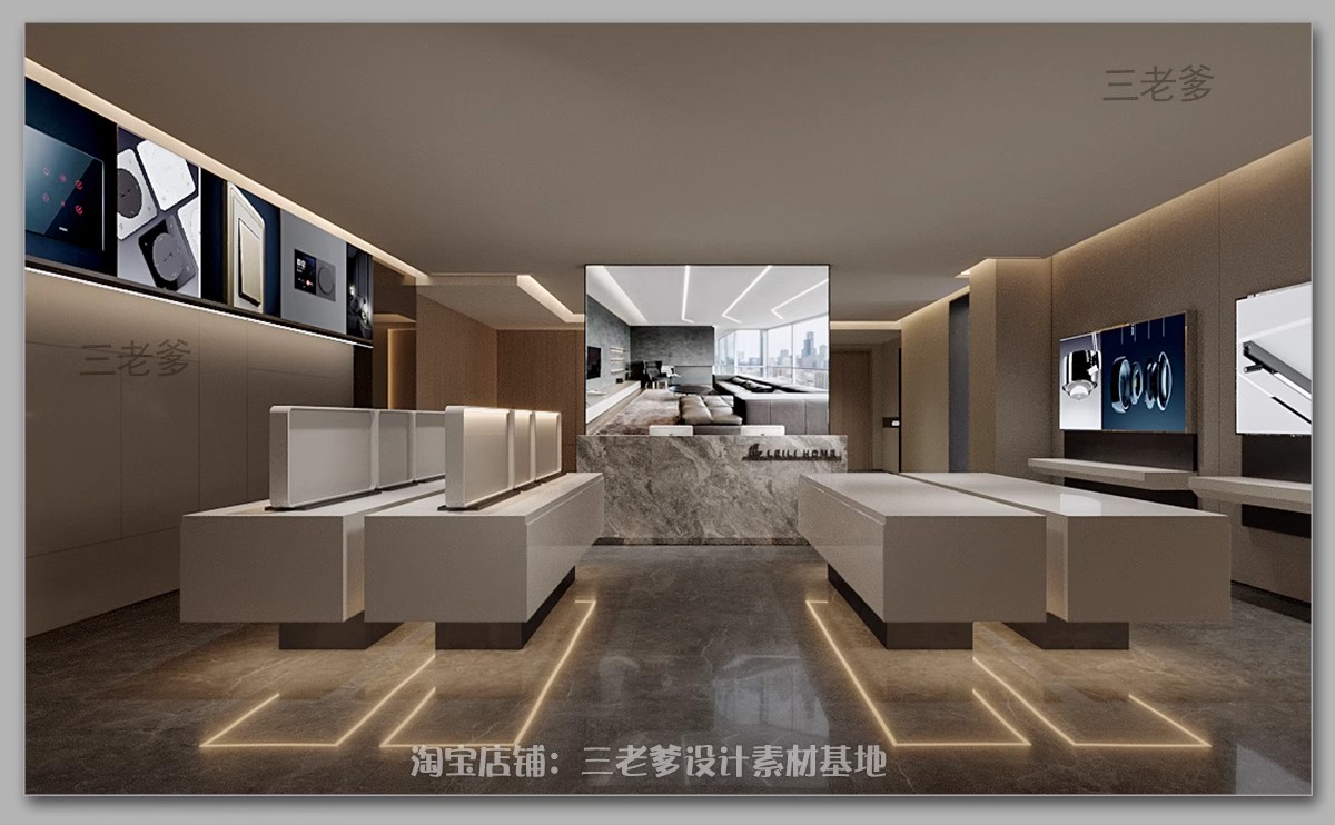 图片[19]-展厅展览企业文化科技展示展馆博物馆室内设计效果图CAD施工图纸-大怪兽分享