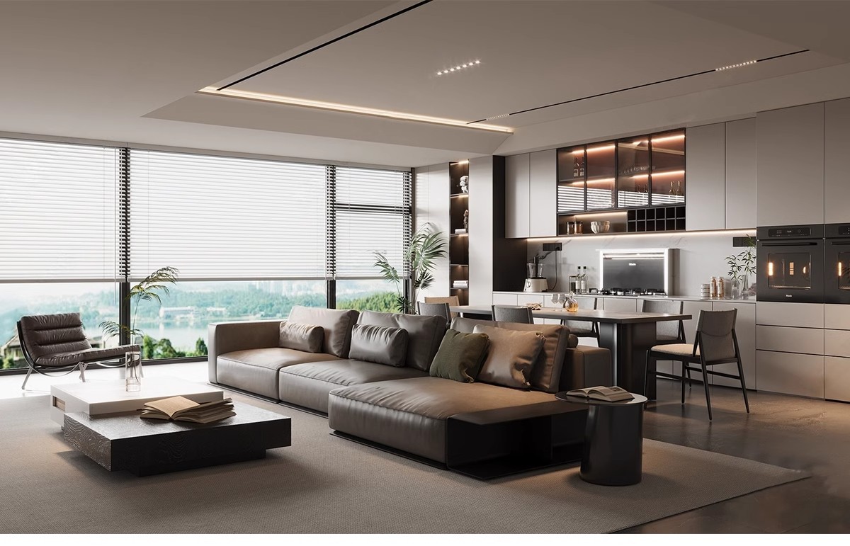 图片[20]-意式风格3d模型家装室内客厅现代轻奢意大利沙发家具双人床3dmax-大怪兽分享