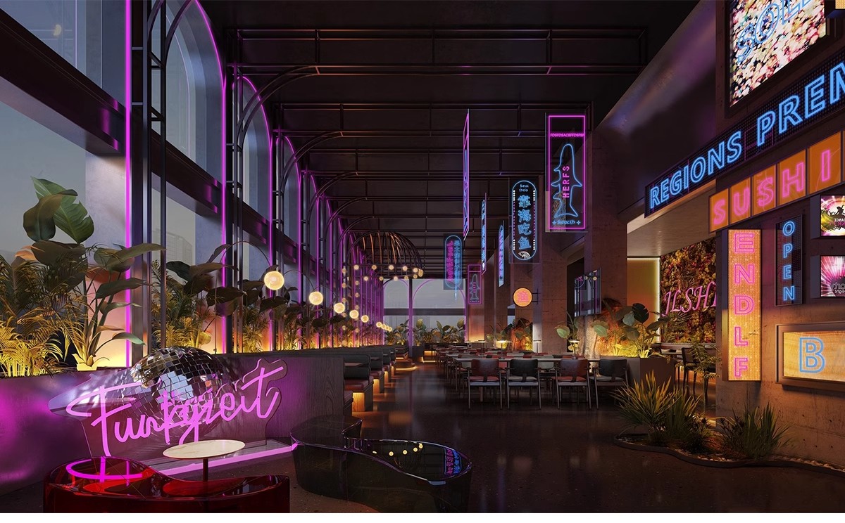 图片[21]-酒吧清吧音乐主题餐厅SU模型复古LOFT工业风娱乐会所餐吧草图大师-大怪兽分享