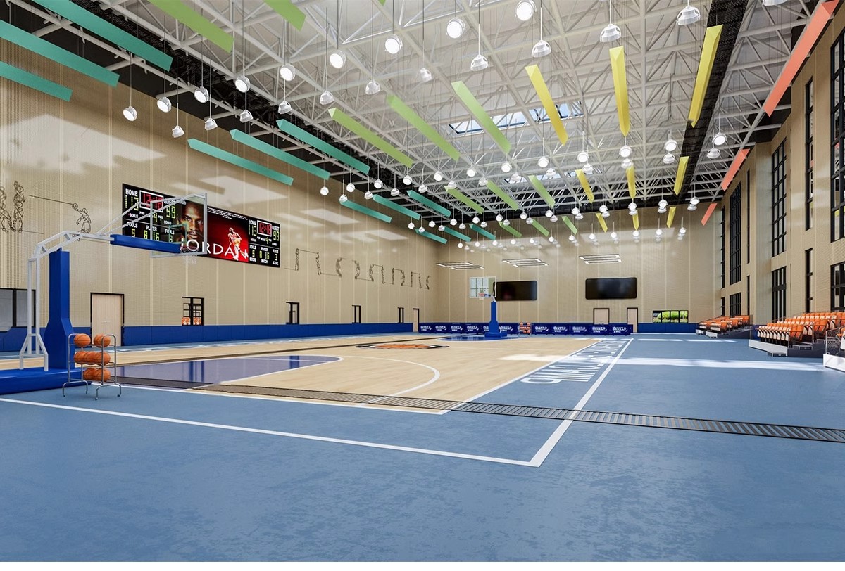 图片[21]-学校体育馆SU模型 室内运动场篮球馆网球游泳馆CAD施工图草图大师-大怪兽分享