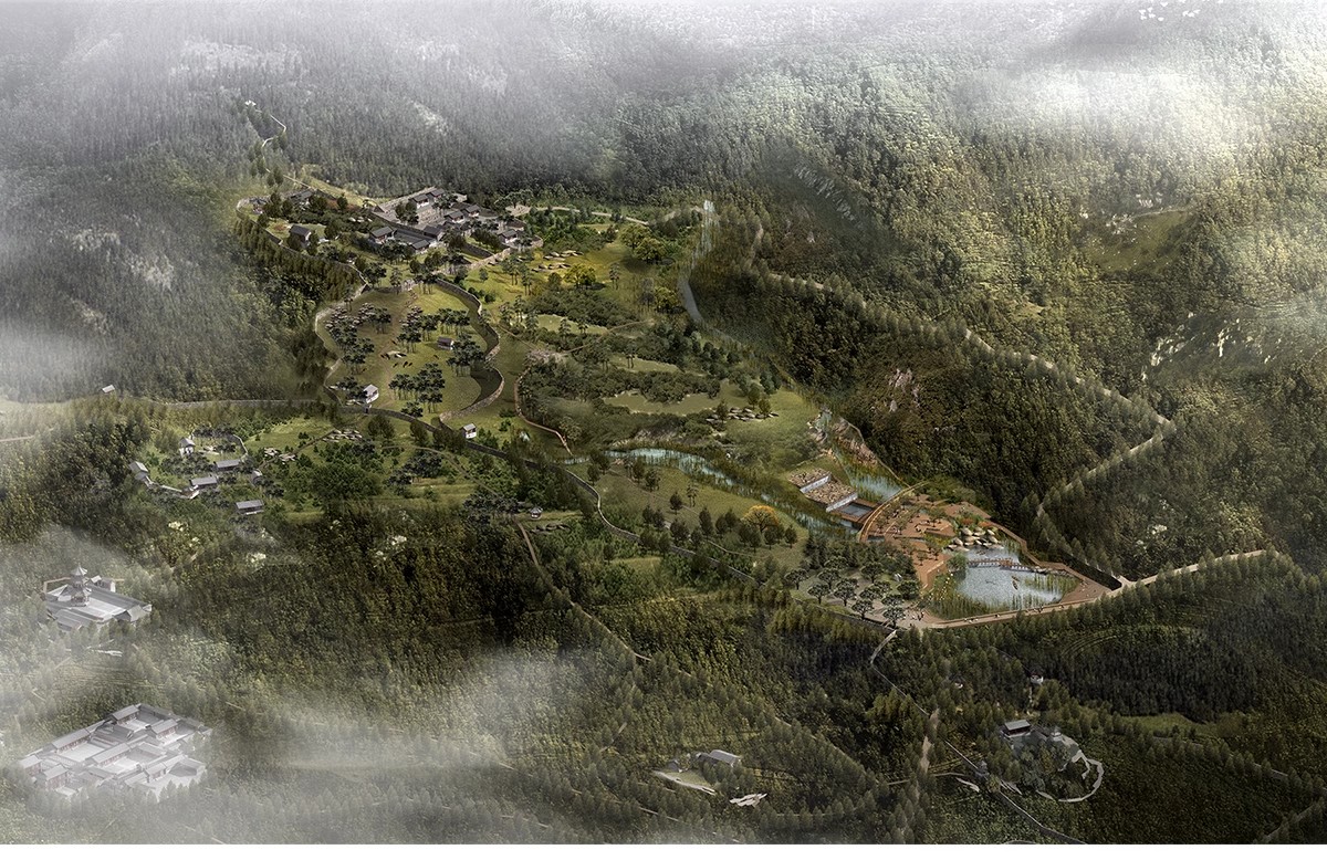 图片[20]-美丽乡村规划PS设计鸟瞰图PSD素材山地旅游度假村景观田园综合体-大怪兽分享