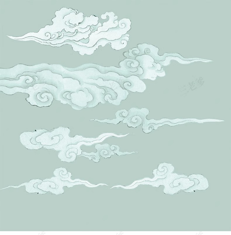 图片[21]-插画风拼贴矢量线稿风手绘白云朵天空背景云彩PSD分层素材PNG免扣-大怪兽分享