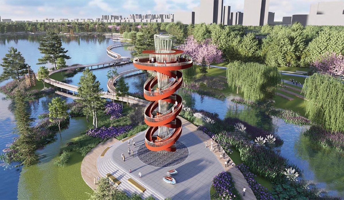 图片[21]-现代滨水滨河湿地河道公园规划广场园林景观SU模型素材CAD施工图-大怪兽分享