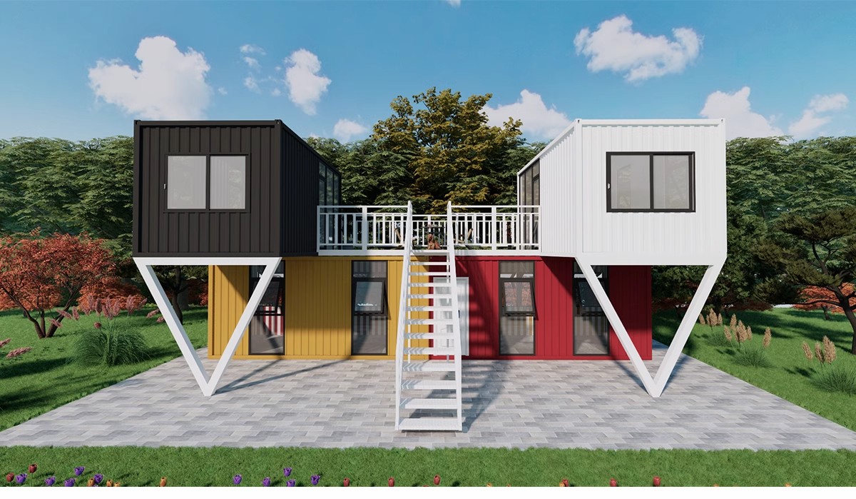 图片[22]-集装箱改造LOFT工业风民宿咖啡厅书吧奶茶店别墅建筑SU模型CAD图-大怪兽分享