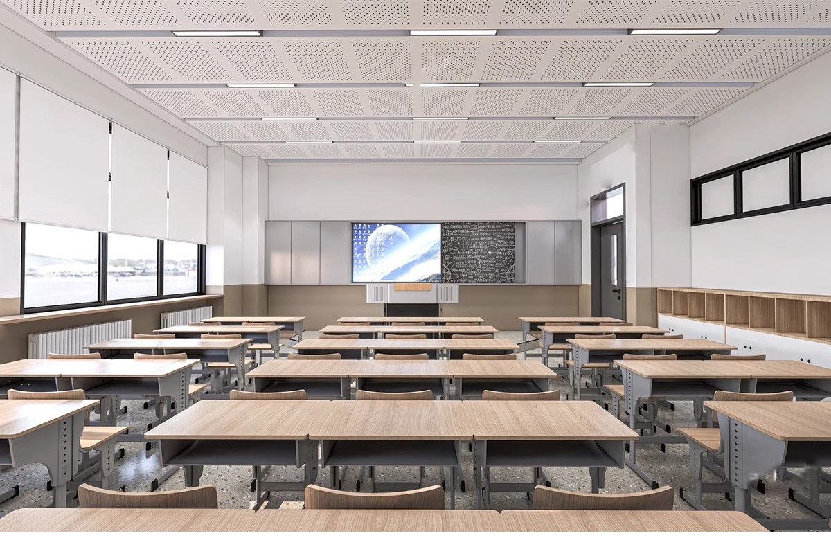 图片[21]-学校教室SU模型实验室阶梯课堂培训班黑板桌椅室内草图大师素材库-大怪兽分享