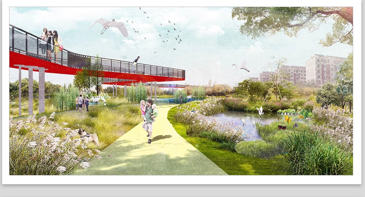 图片[22]-小清新竞赛风PS公园广场建筑景观插画风拼贴风效果图后期PSD素材-大怪兽分享