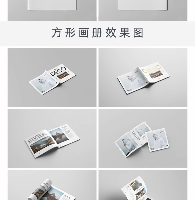 图片[8]-A4a5书籍封面宣传册画册杂志VI效果图展示PSD贴图样机设计素材PS-大怪兽分享