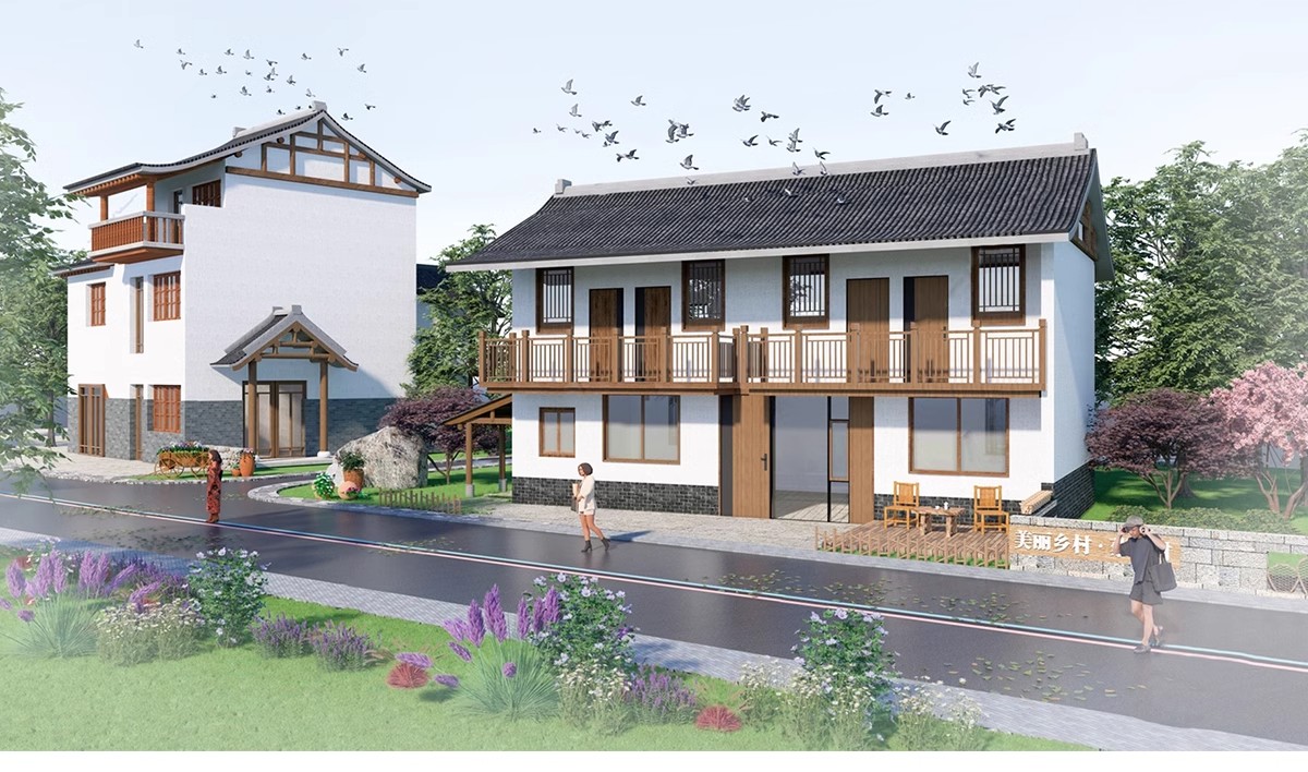 图片[21]-乡村住宅房屋建筑民居民房乡镇沿街楼房农村老房子改造su模型素材-大怪兽分享